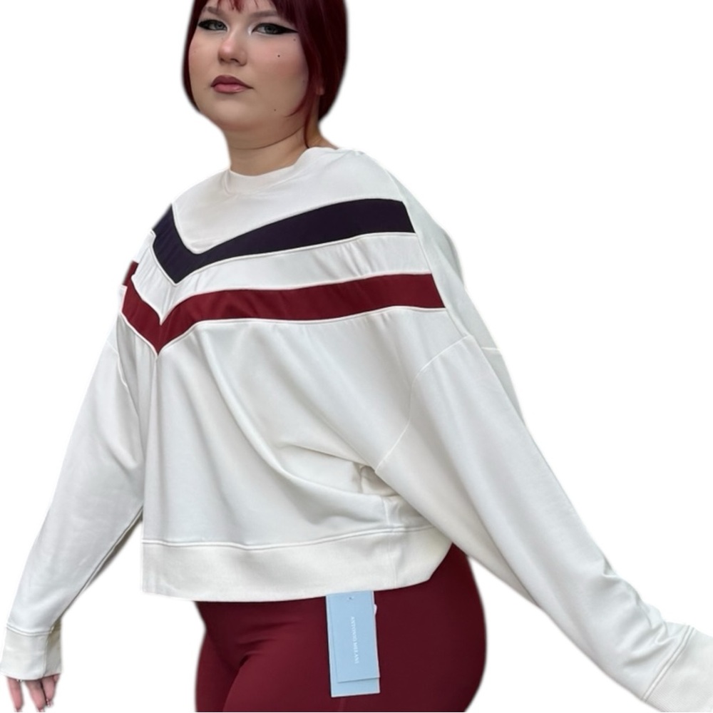 Sweatshirt Cream Color NWT Antonio Melani XL - Picture 4 of 6
